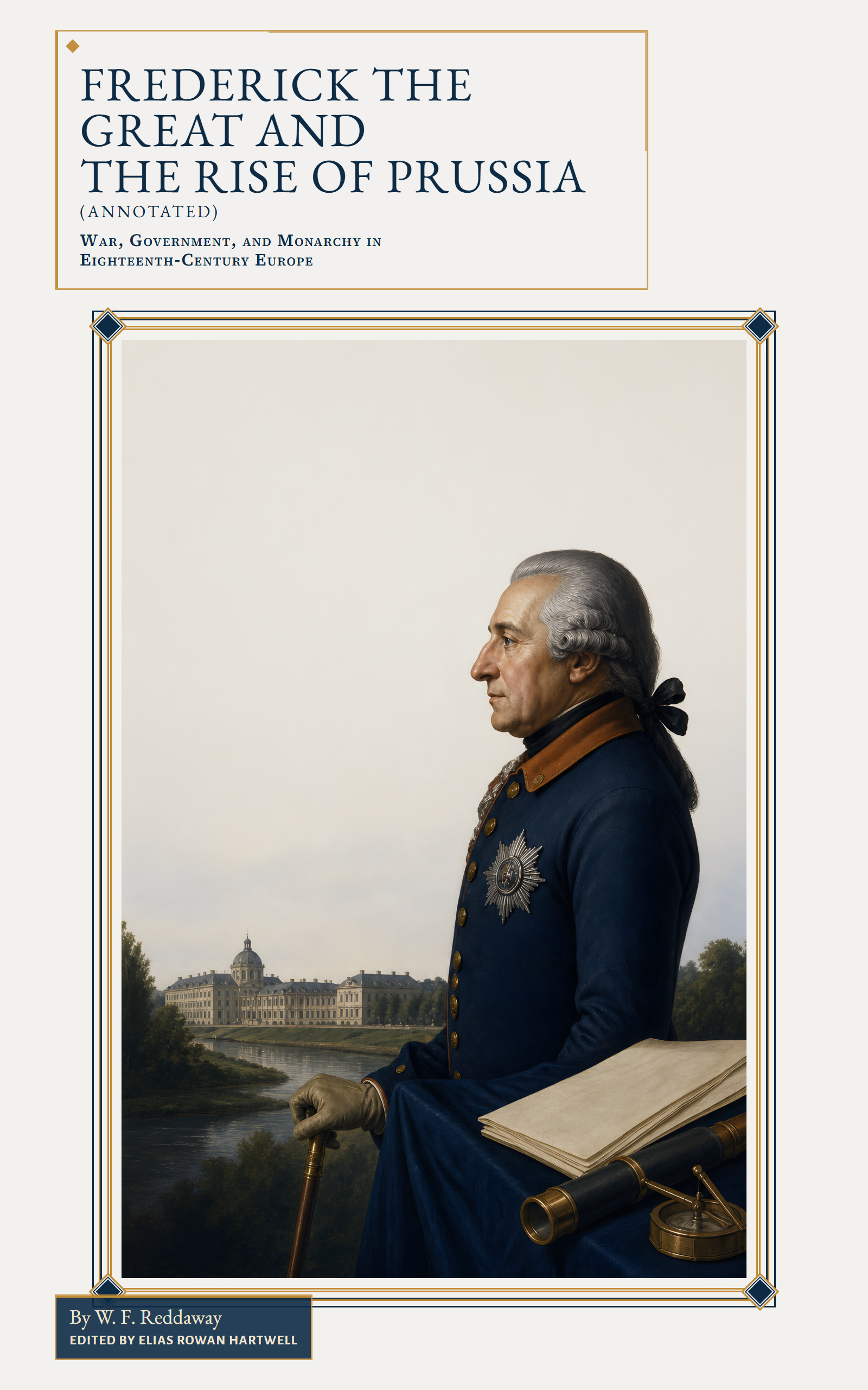 Cover of Frederick the Great and the Rise of Prussia (Annotated) by W. F. Reddaway, edited by Elias Rowan Hartwell
